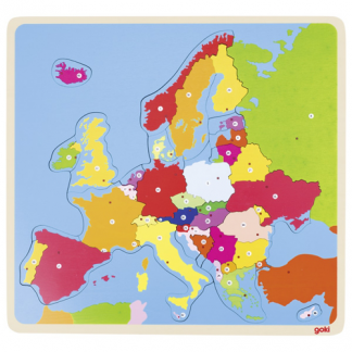 Holzpuzzle Europa