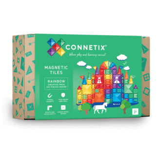 Connetix Rainbow Creative Pack 102 Teile Box