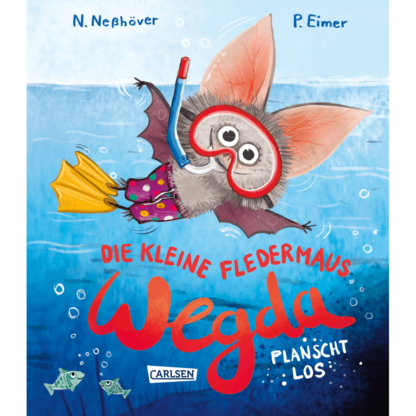 Die kleine Fledermaus Wegda planscht los